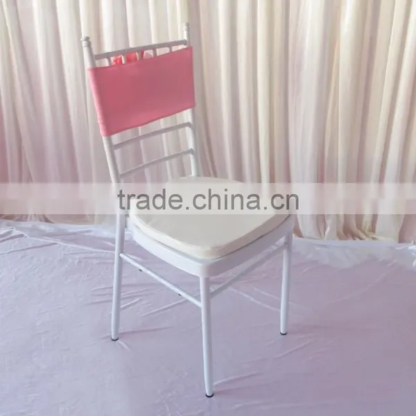 Free Shipping New Product: 100PCS 20cm*76cm Purple Spandex Band With Organza Big Flower For Chivari Chair Use photo-6