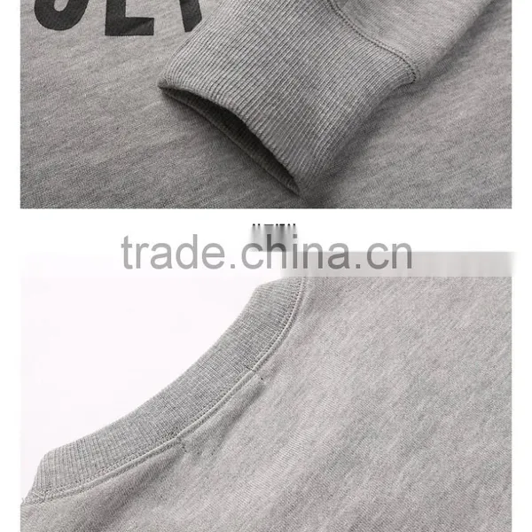 Printed Pattern Custom Cotton Sweatshirt Without Hood photo-4
