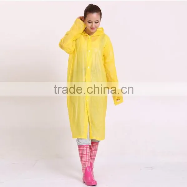 Adult Practical 100% PVC Foldable Raincoat photo-2