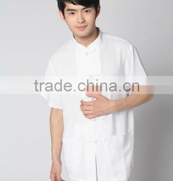 Chinese Short Sleeve Silk Wushu Uniforms photo-4