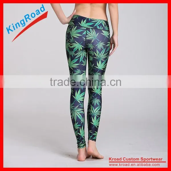 New Design Wholesale Fitness Yoga Pants Camouflage Custom Compression Pant photo-3