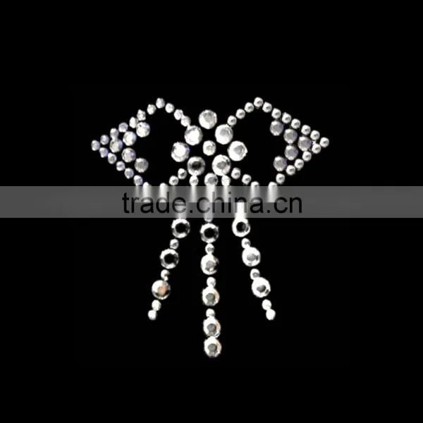 Korean Hot Fix Rhinestone Transfer Motifs Rhinestone Bow Ties photo-5