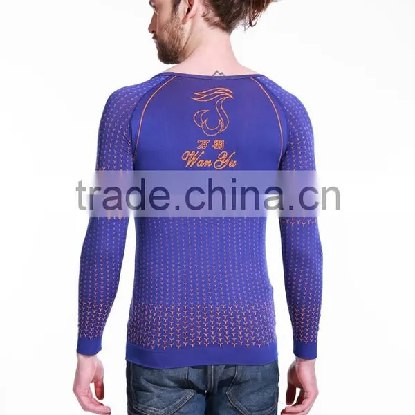 Seamless Men Long Sleeve Compression t Shirt Yiwu Manufacture photo-2