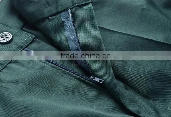 High Quality Green Long Sleeve Durable Working Uniforms photo-6