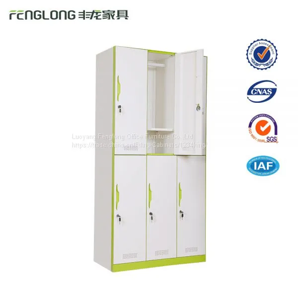 Modern Design High Quality 6 Door Steel Storage Cabinet photo-3