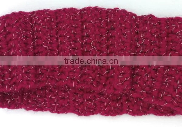 Charmkey Fresh Color Acrylic Polyester Blend Yarn Scarf Knitting Yarn Reflective Yarn photo-5