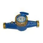 Multi Jet Liquid Sealed Brass Water Meter , Vane Wheel Cold Water Meter With OEM