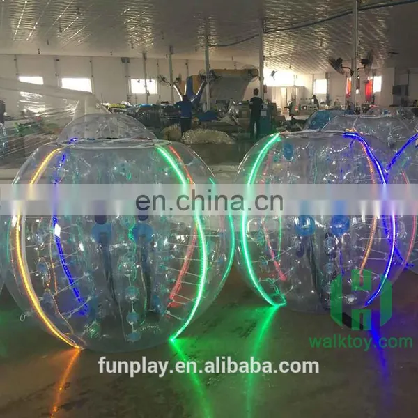 Twinkling!!hot Sale LED Inflatable Soccer Zorb Ball ,shiny Inflatable Zorb Ball,zorb Ball on Land for Sale photo-4