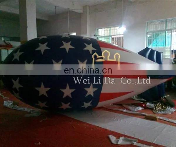 Logo Available Giant Inflatable Zeppelin Airship