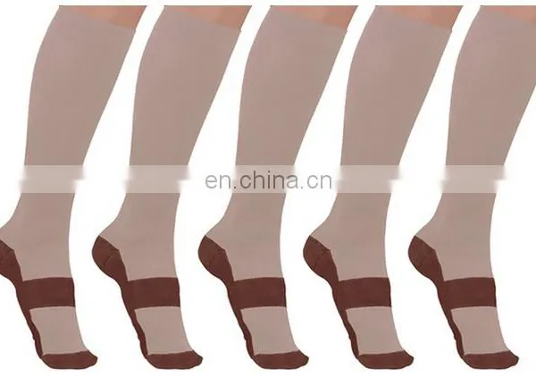 Unisex Copper-Infused Compression Socks#YLW-10 photo-3