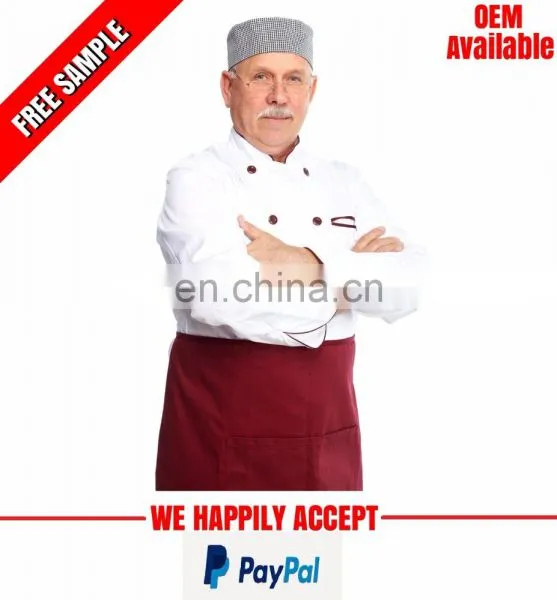 Custom Long Sleeve High Quality Chef Coat