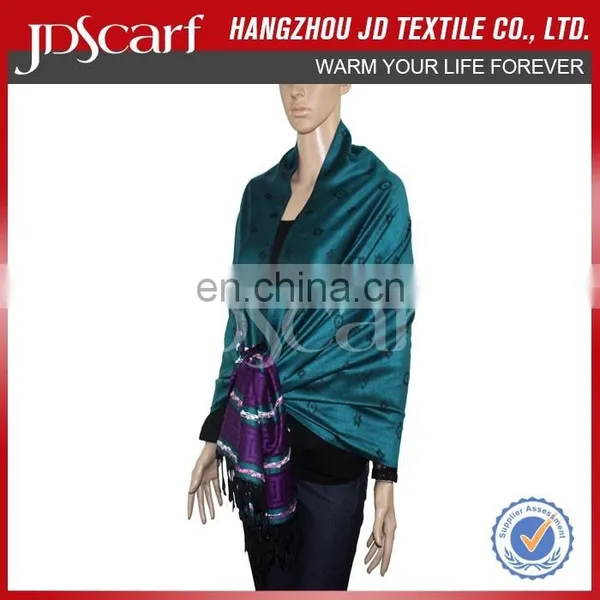 Factory Directly Pashmina Shawl in Tassel Shawl for Women photo-2
