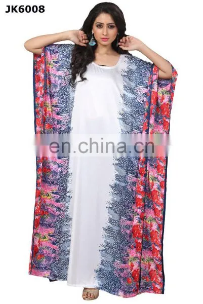 Printed Beautiful Long Kaftan / Simple & Elegant Design Straight Animal Print Style Casual Wear Kaftan photo-5