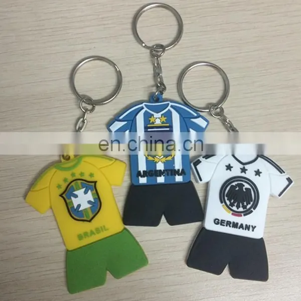 Custom 2D Soft PVC Soccer Team Keychain photo-5