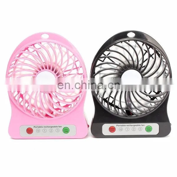 Rechargeable Small Electric Plastic Fashion Usb Desk Fan photo-2