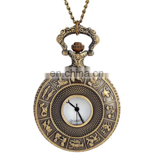 Men Mechanical Wind Hand Vintage Pocket Watch Steampunk NJ095 photo-4