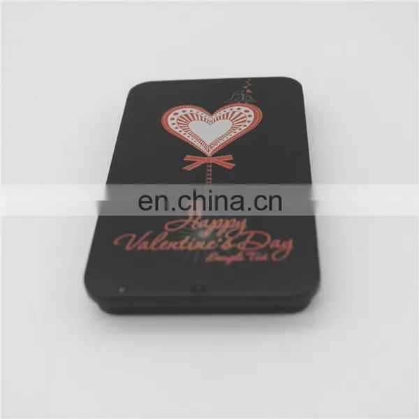 Small Metal Tinplate Aluminum Slide Cover Style Tin Box photo-2