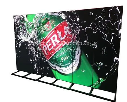Цифровая LED-плакатная панель, Высокочастотный цифровой LED-медиаплеер, Сцепляемый полуприставной LED-дисплей