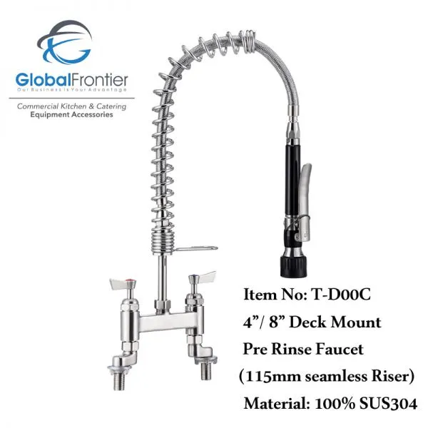 Restaurant Faucet Stainless Steel Pre Rinse Unit Cafe Tapware photo-4