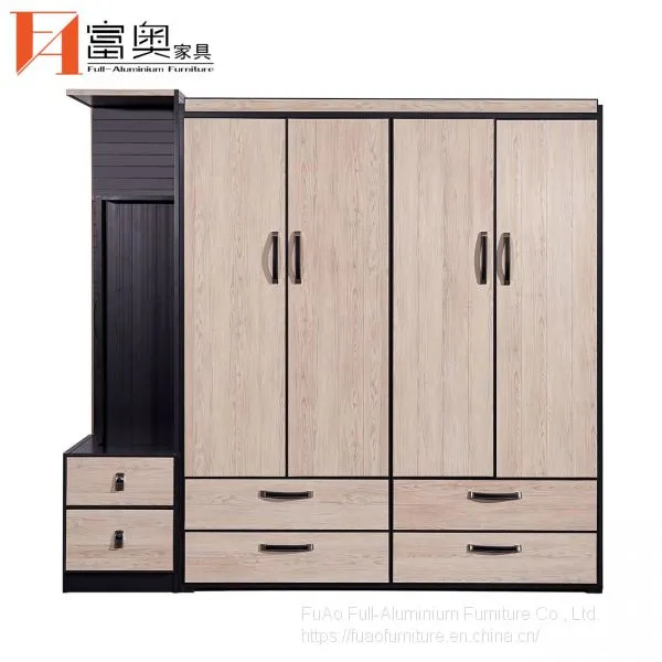 Full Aluminum Bedroom Furniture Combined Wardrobe photo-2