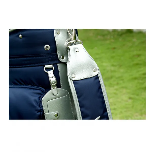 Polyester Material Navy Color Golf Caddy Bag With Custom Logo photo-2
