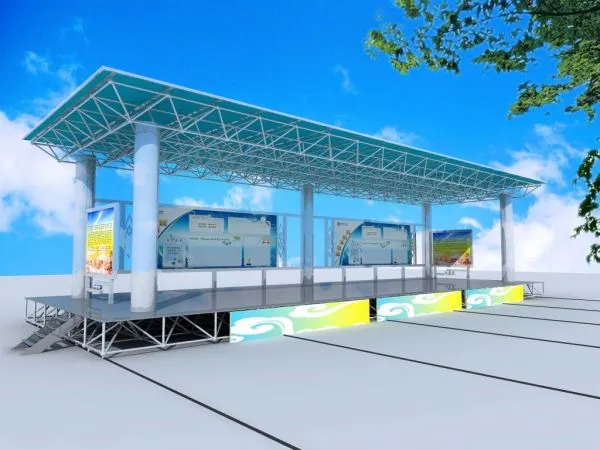 Steel Structure Cantilive Canopy Eco-friendly Canopy Steel Structure photo-3