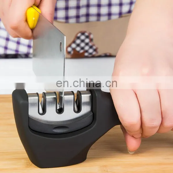 3-Stage Kitchen Sharpening Tool Knife Sharpener For Polish Blades photo-3