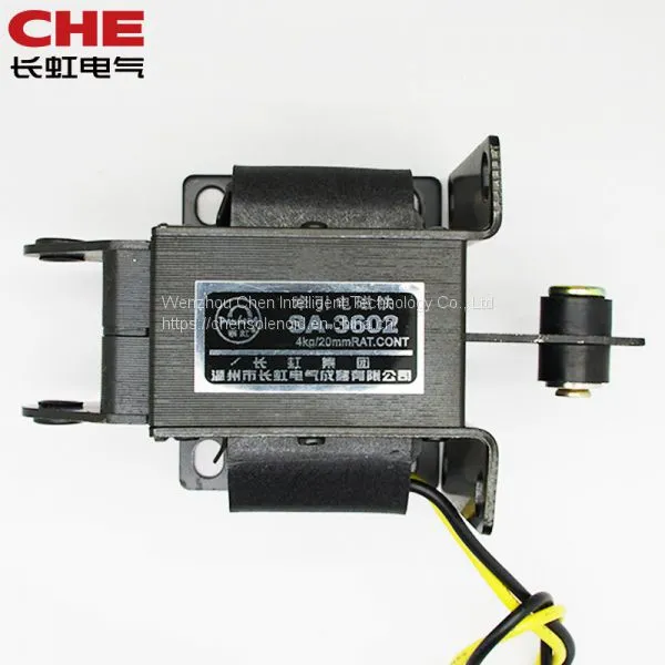 SA-3602 4.0kgf 39.2N 20mm Push Pull Type Tractive Solenoid Electromagnet for Vending Machine photo-2