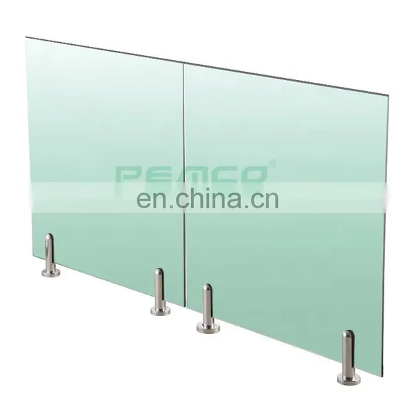 Frameless Balustrade Glass Railing 10-12mm PEMCO Australia Glass Pool Spigot And Pool Glass Fence photo-2