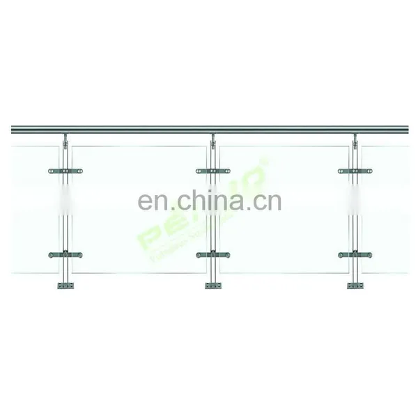 Modern House Stainless Steel 304 316 Terrace Glass Balustrade Balcony Plexiglass Railing Designs photo-4