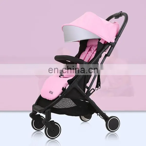 Lightweight Fiber Heated Adjustable Handle Baby Stroller photo-2