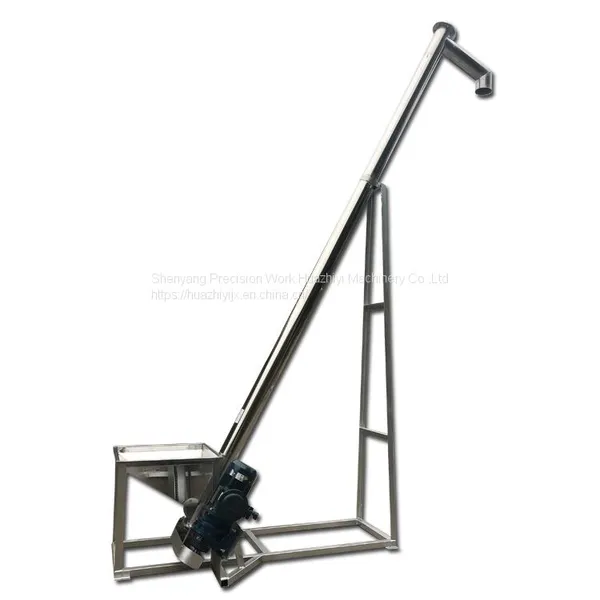 Chicken Feed Cement Mixing Spiral Auger Screw Conveyor Machine photo-4