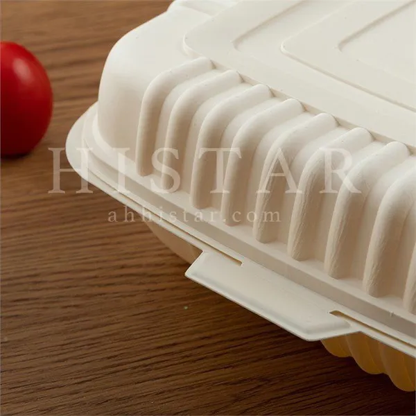 Corn Starch Lunch Boxes Disposable Biodegradable Takeaway Lunch Boxes photo-5