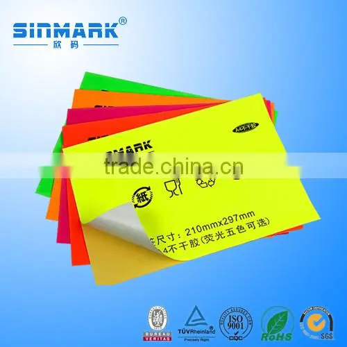 SINMARK Color Label Sticker Paper a4 Label Waterproof Sticker photo-4