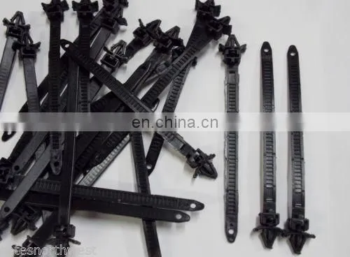 100pcs Assorted Self-locking Nylon Cable Ties Black Plastic Zip Tie Loop Wire Wrap Zip Tie photo-3