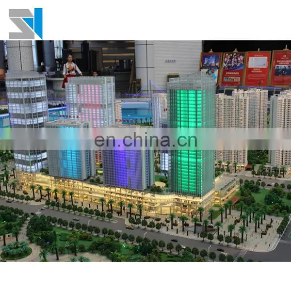 Building Scale Model With Led Light for Presentation , Mosque 3d Model photo-2