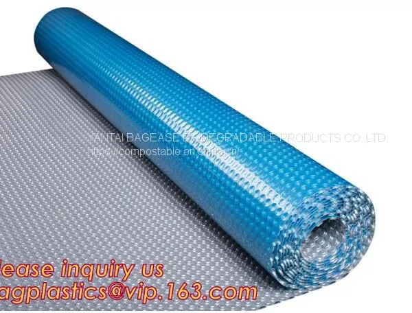 Customized PE Bubble Solar Pool Cover Insulated Swimming Pool Cover Film,USA Europe Popular Swimming Solar Bubble Pool C