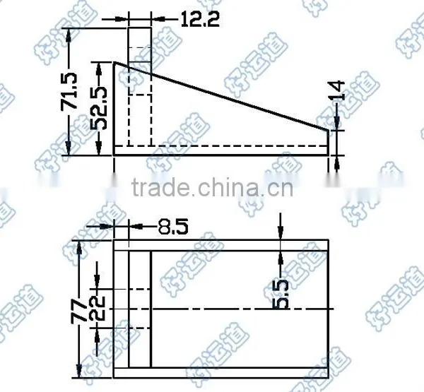 03227 Truck Trailer Accessories Cylinder Bracket photo-2