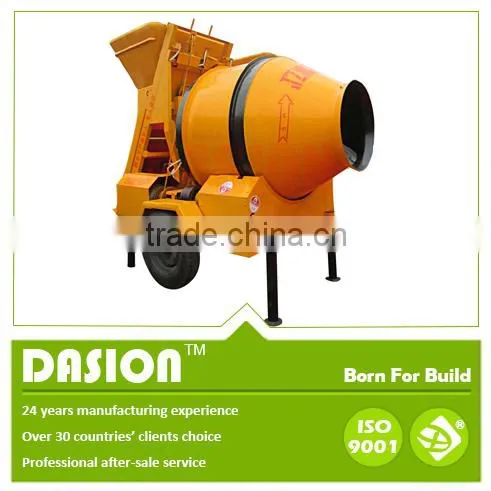 High efficiency portable dry mortar concrete mixer JZM1000