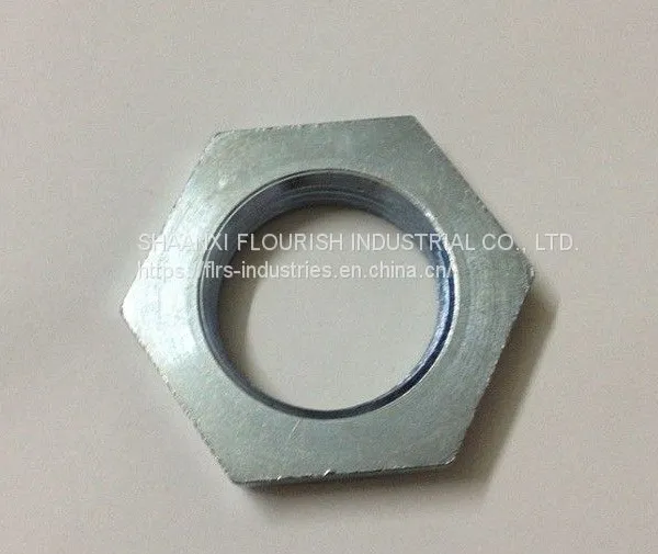 Unchamfered Hexagon Thin Nut , 4.8 6.8 Grade Thin Lock Nuts DIN Standard photo-2
