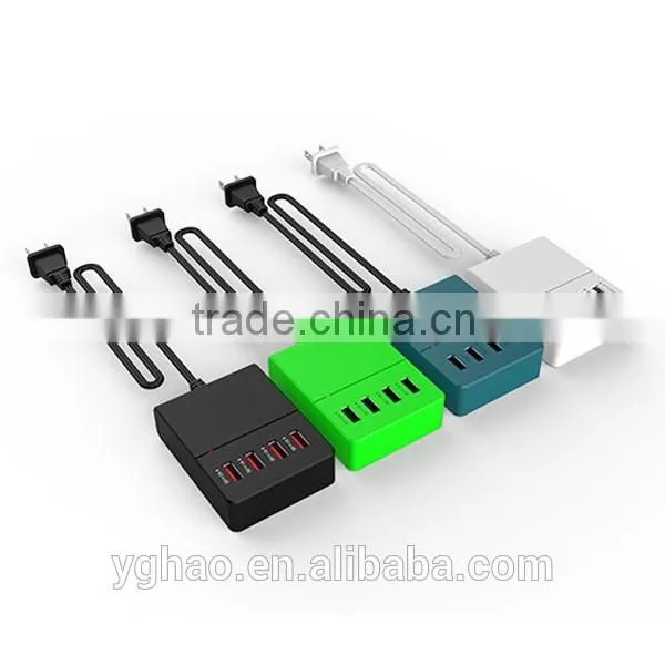 Super Fast Smart 4 Port Usb Travel Charger for Iphone for Android Tablet for Smartphone photo-2