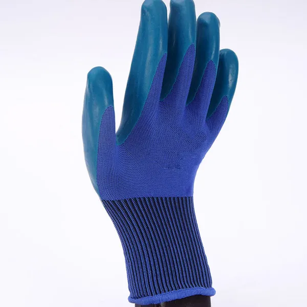 13g Polyester Liner Latex Honeycomb Dipped Gloves photo-5