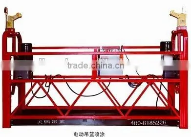Safe Steel Rope Window Cleaning Platform Cradle