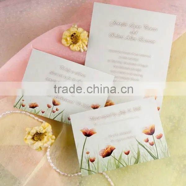 China Manufacturer Latest Luxurious Wedding Card Greeting Card photo-2