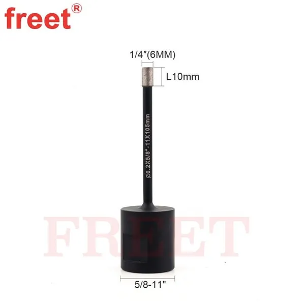 Dry 1/4 Inch Diamond Core Drill Bit 6mm for Milling Stone photo-3