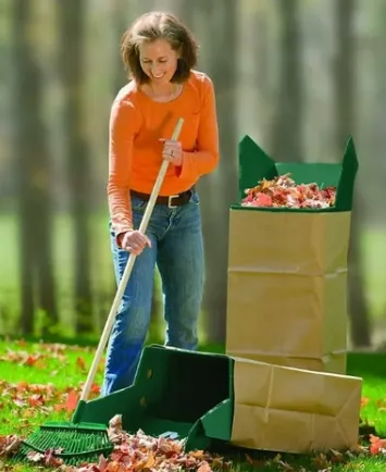 Reusable Corrugated Plastic Garden Chute – Leaf & Debris Collection Helper photo-5