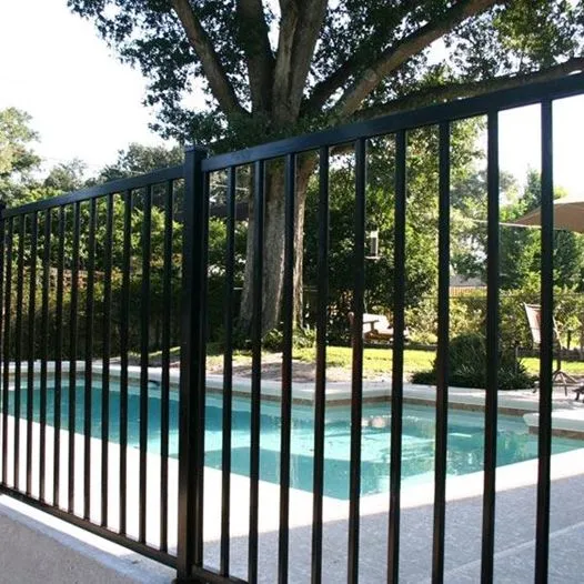 Customized Metal Steel Swimming Pool Fencing Villa Garden Fence Decoration Laser Cut Aluminum Fence Panels photo-2