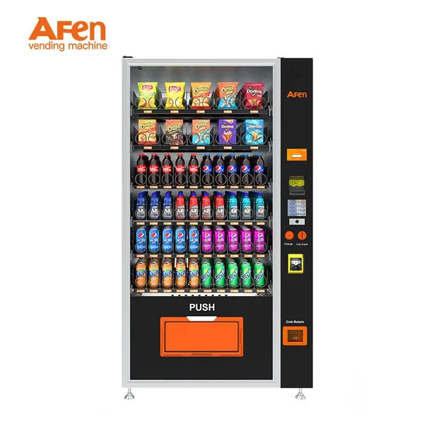 AFEN China Factory Bulk Commercial Qr Code Automatic Mini Vending Machine Brands for Snacks and Drinks Automaten Dispenser photo-2