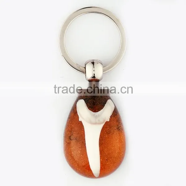 2016 Wholesale Keychain With Pvc Shark Tooth photo-3