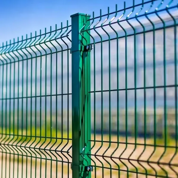 Decorative 3D V Shape Welded Mesh Fence for Small Garden Lawn Separation Barrier photo-5